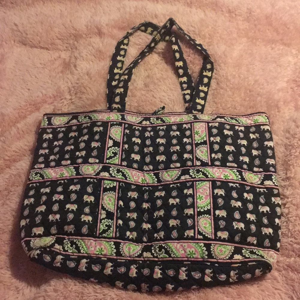 Vera Bradley Pink Elephant Tote